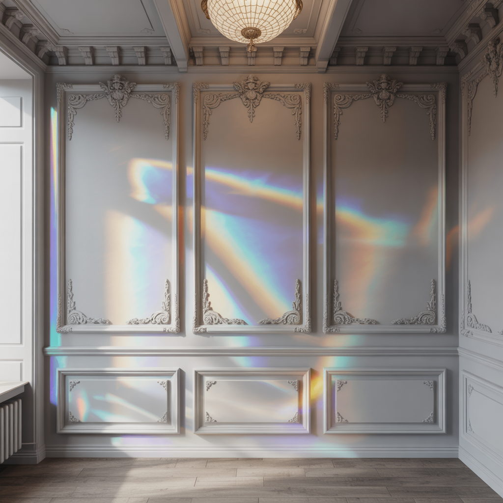 Dramatic Wall Panels and Moldings