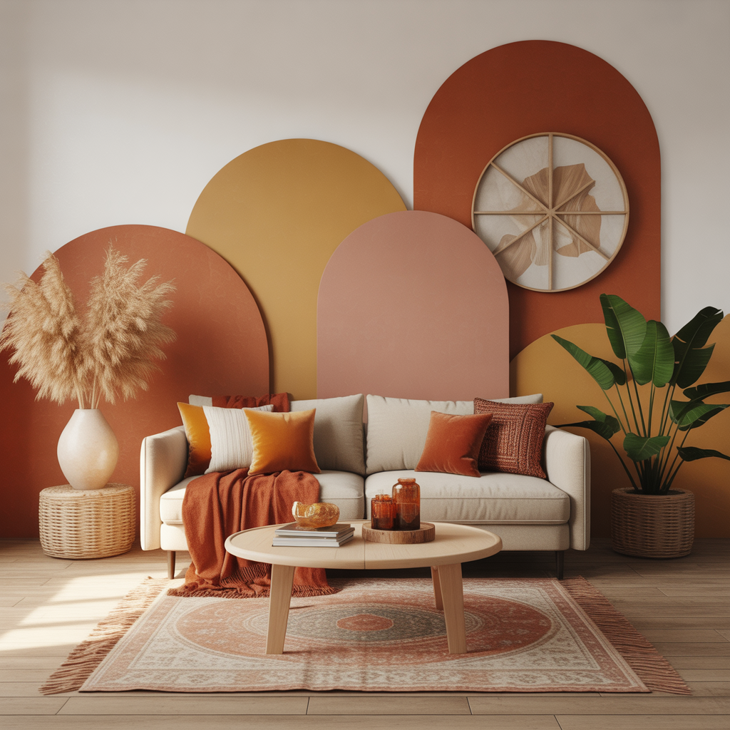 Boho Living Room: 18 Inspiring Ideas for a Cozy and Stylish Space 8 Earthy and Warm Color Palette