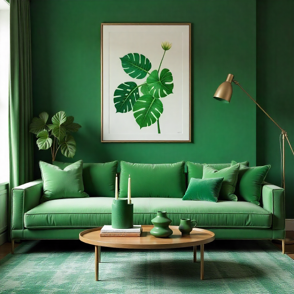 Emerald Green Art and Décor
