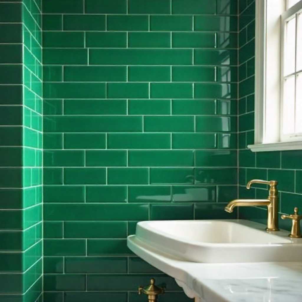 Emerald Green Subway Tiles