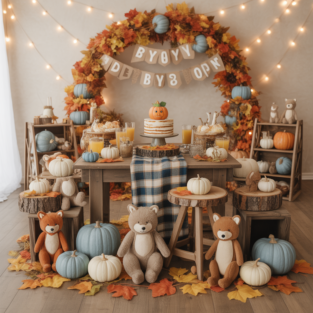 Fall Baby Shower Themes for Boys