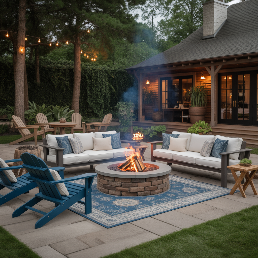 Fire Pit as the Center of a Gathering Zone