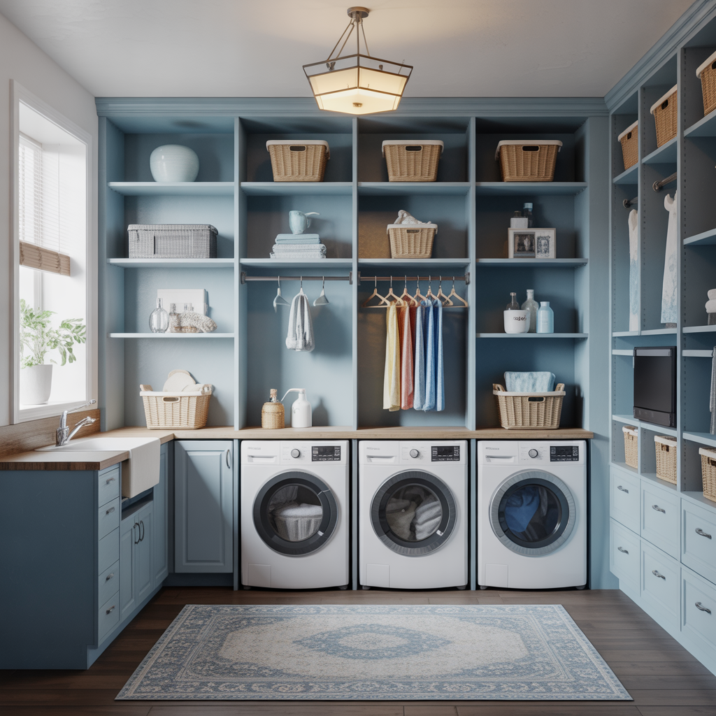 Floor-to-Ceiling Shelving Units