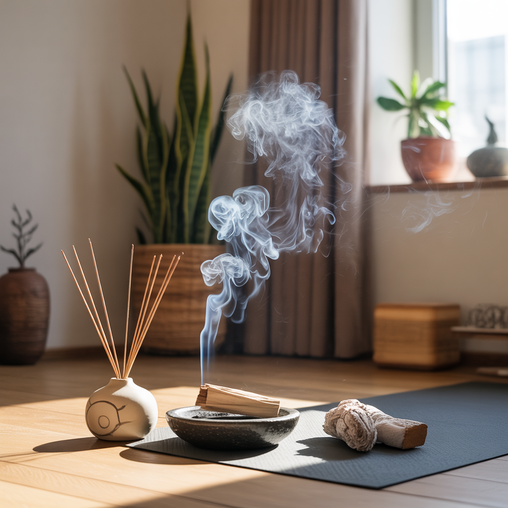 Fragrance with Incense and Essential Oils