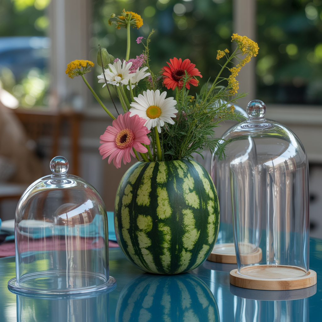 Fresh Watermelon Vases for Seasonal Fun