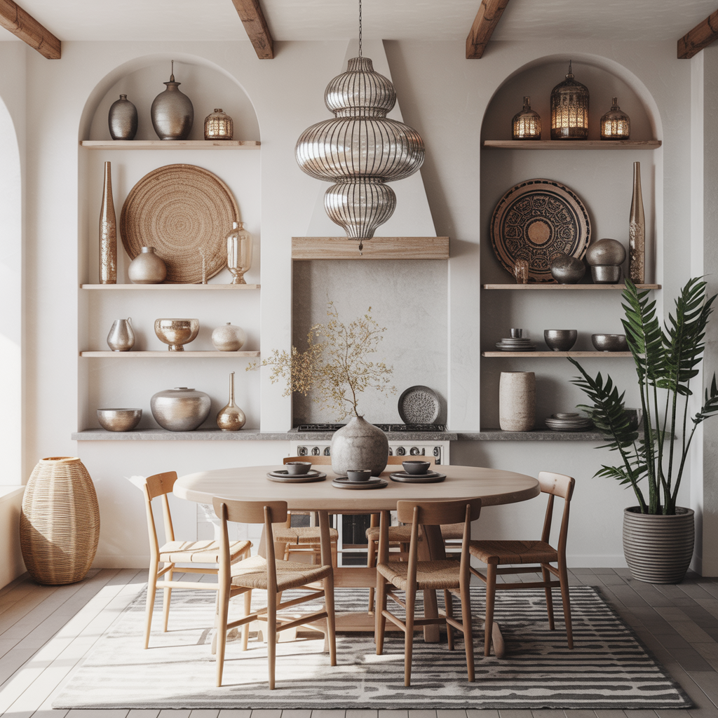 Boho Kitchen: 20 Inspiring Ideas to Create a Warm and Eclectic Space 5 Layer Global-Inspired Decor