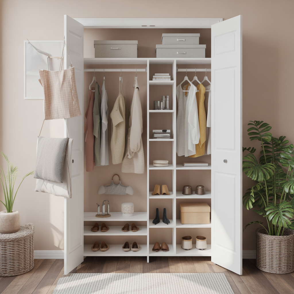 Small Bedroom Storage: 15 Brilliant Ideas to Maximize Space 6 Hanging Organizers for Doors and Closets