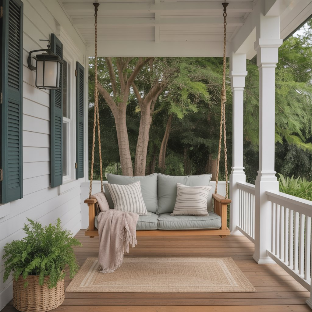 Hanging Porch Swings for Charm