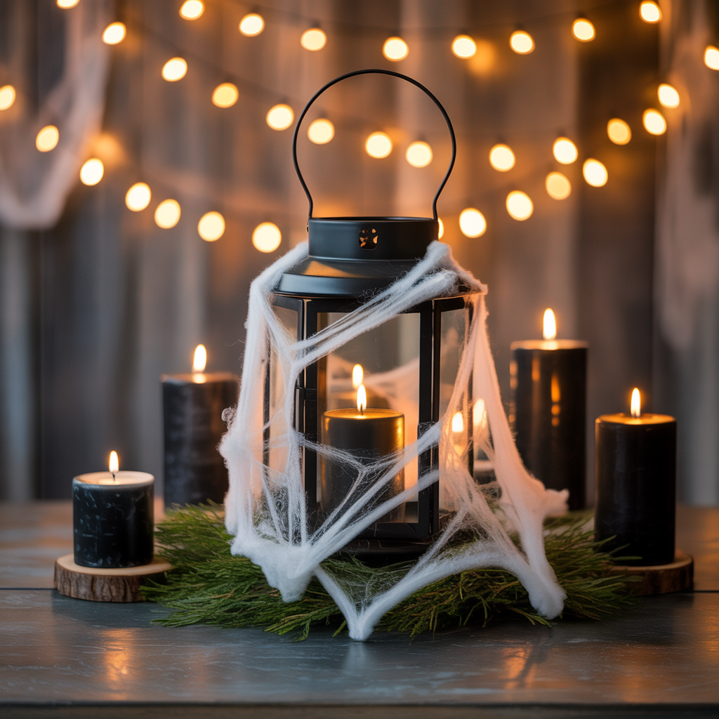 Haunted Lantern Arrangement