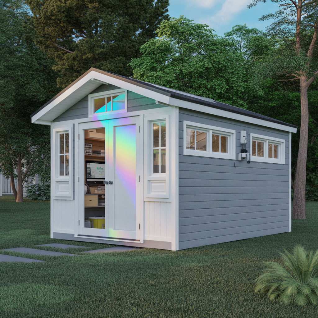 High-Tech Smart Shed
