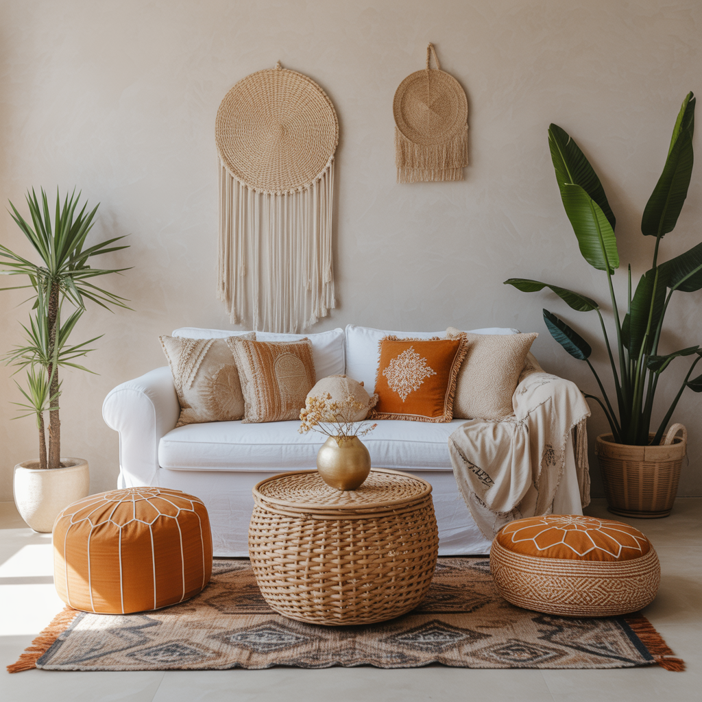 Boho Living Room: 18 Inspiring Ideas for a Cozy and Stylish Space 17 Incorporating Global Influences