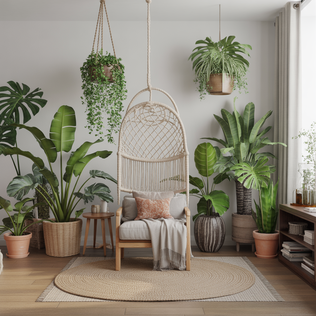 Boho Living Room: 18 Inspiring Ideas for a Cozy and Stylish Space 3 Indoor Plants to Bring Life Inside