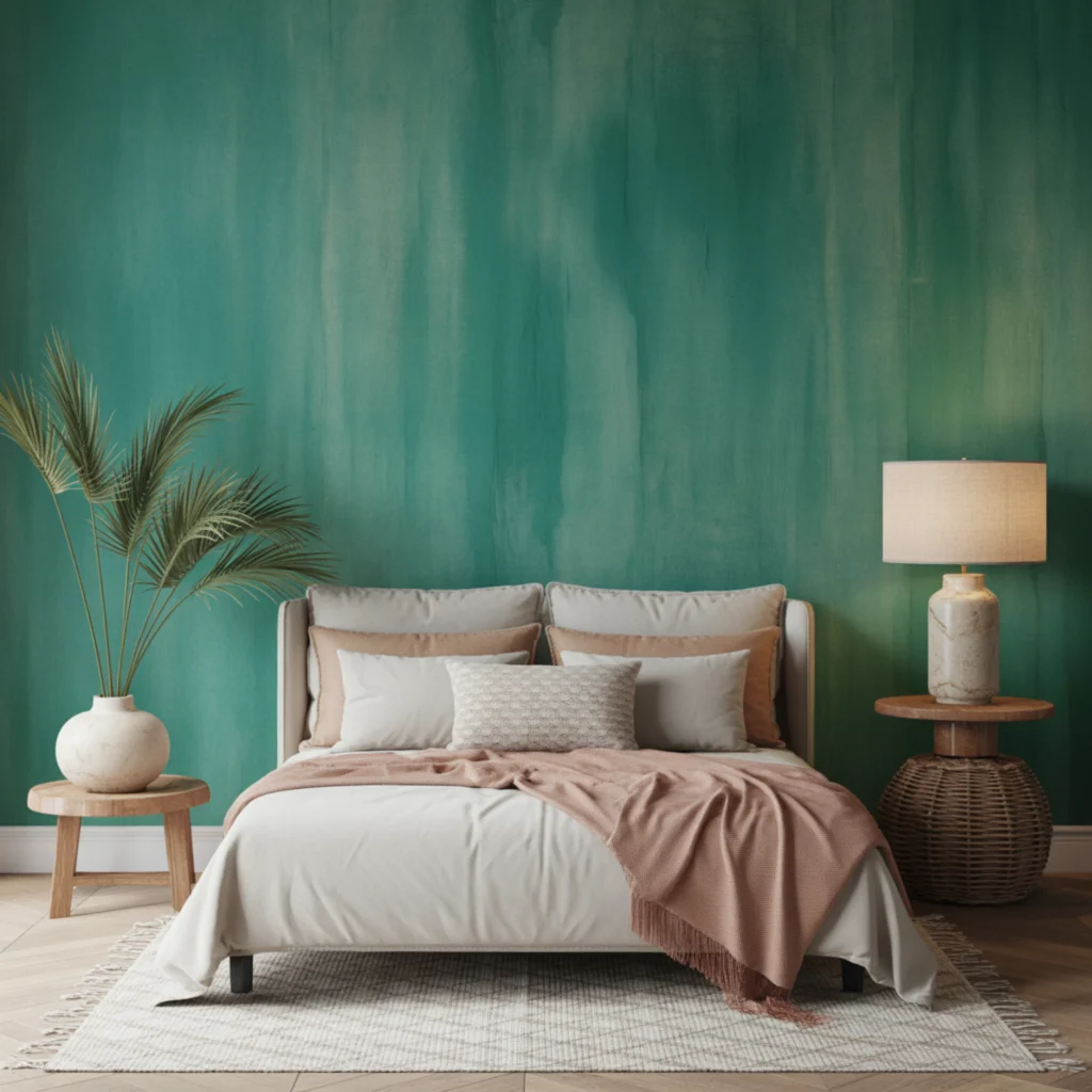 Jewel-Tone Accent Walls