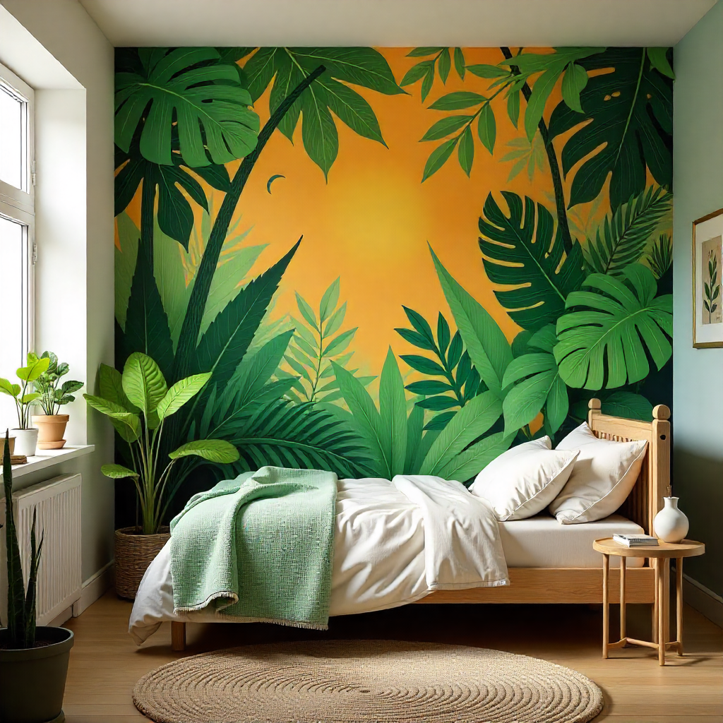 Kids Bedroom Mural: 20 Creative Ideas to Transform Your Child’s Space 7 Jungle Paradise