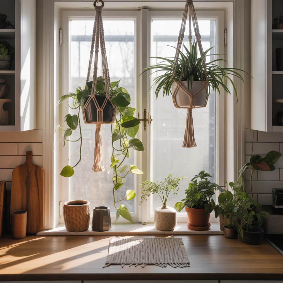 Kitchen Window Sill Decor