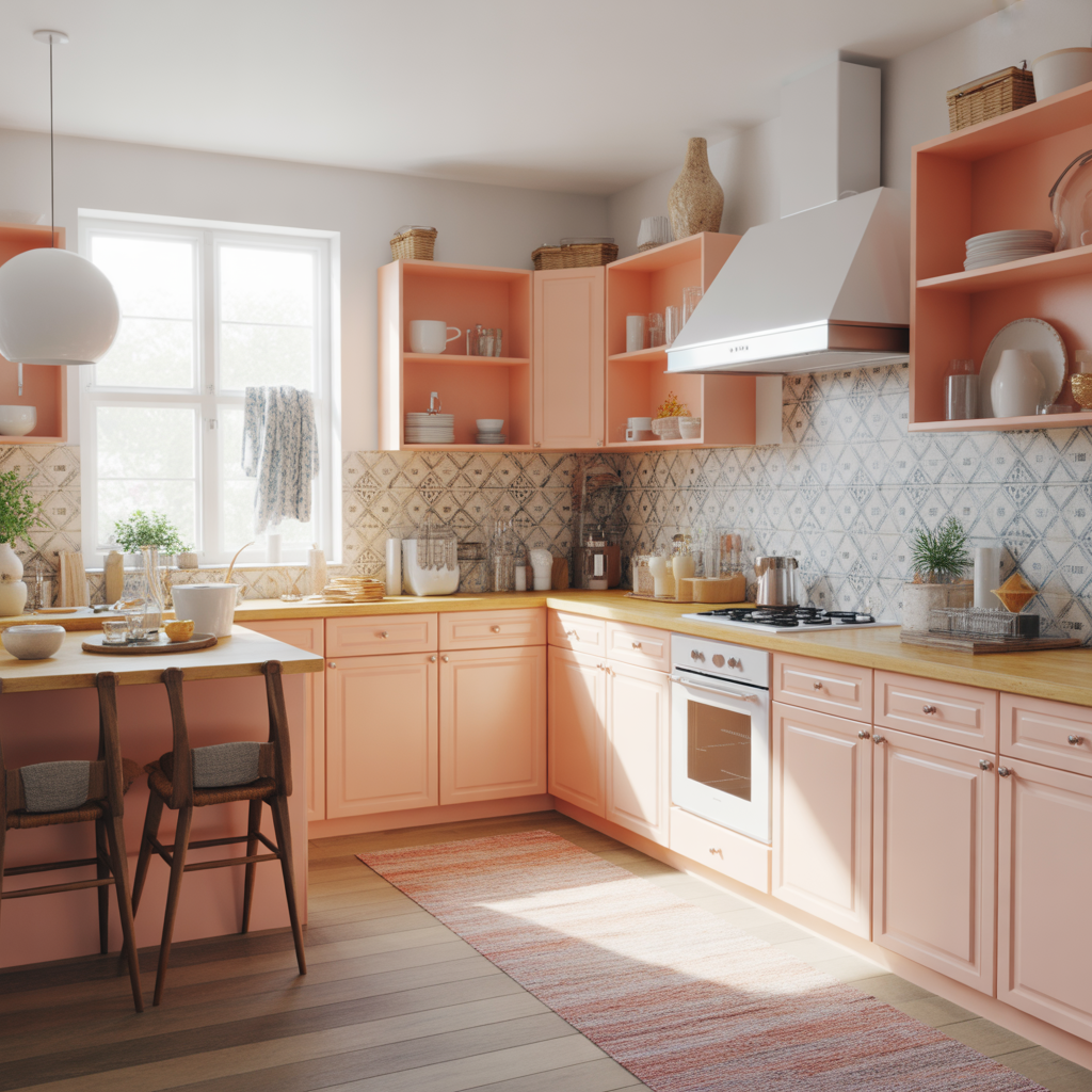 Boho Kitchen: 20 Inspiring Ideas to Create a Warm and Eclectic Space 11 Layer Patterns Fearlessly