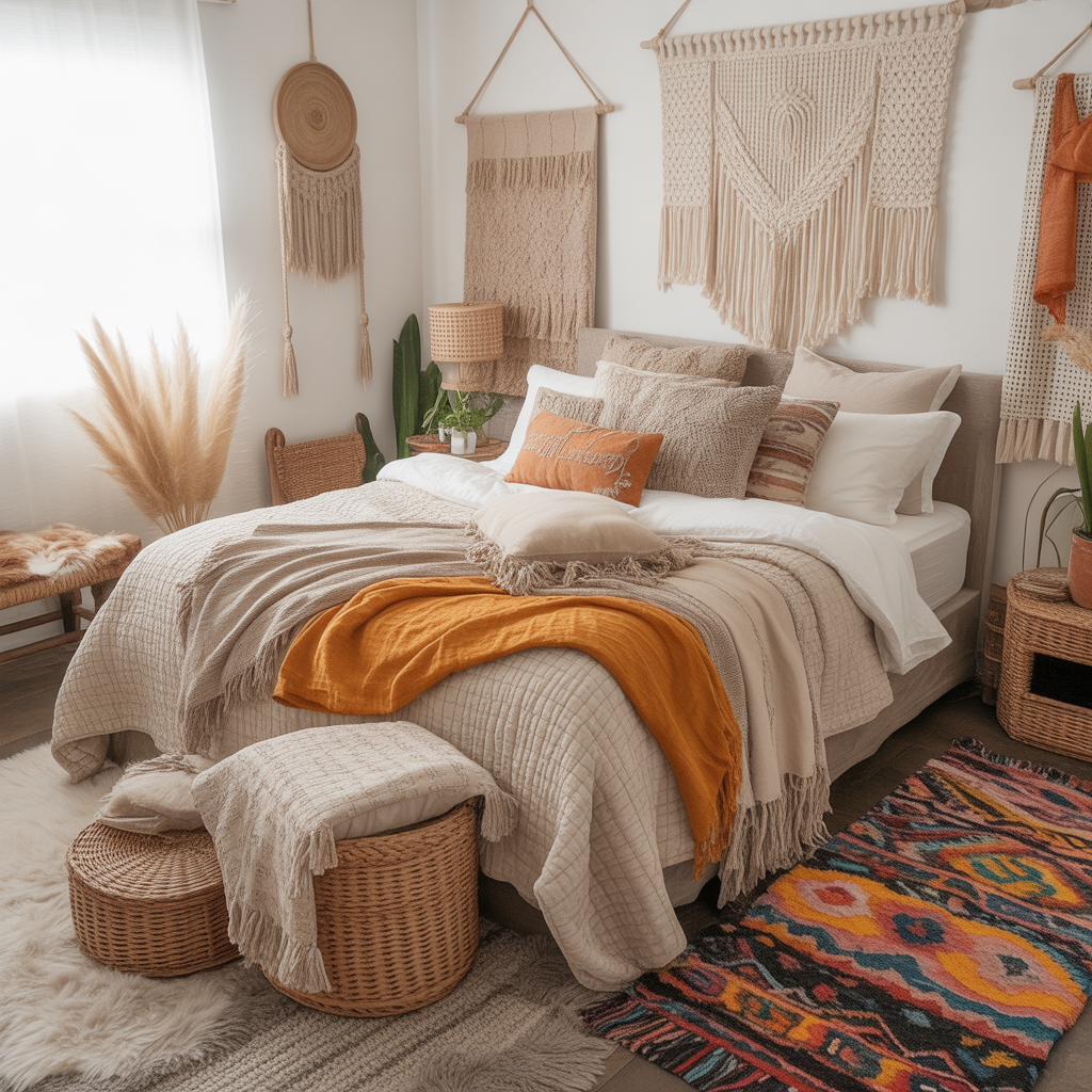 Layered Textiles for Depth and Warmth