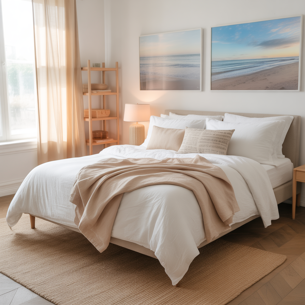 Summer Bedroom: 14 Detailed Ideas for a Cool and Relaxing Space 1 Light and Airy Color Palette for Your Summer Bedroom