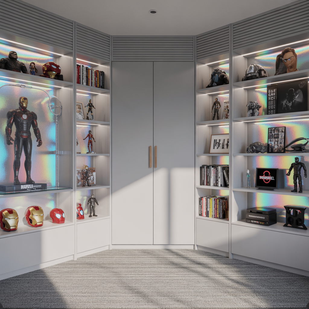 Marvel Bedroom: 16 Creative Ideas for the Ultimate Superhero Space 6 Marvel Collectibles Display