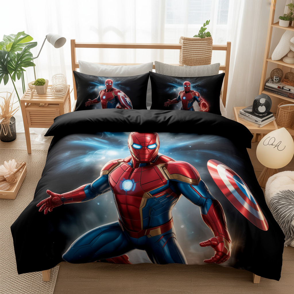 Marvel Bedroom: 16 Creative Ideas for the Ultimate Superhero Space 2 Marvel-Themed Bedding Sets