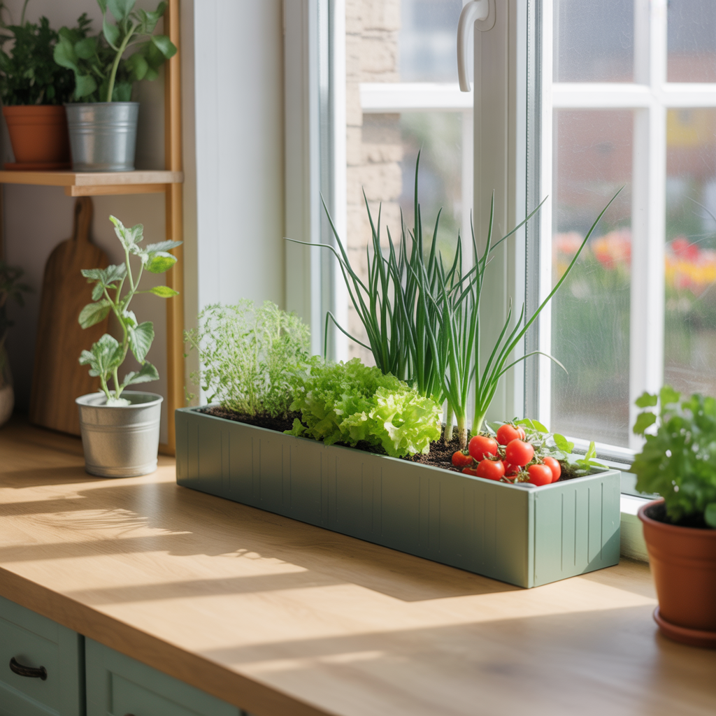 Mini Indoor Vegetable Garden