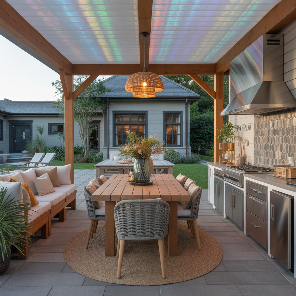 Modern outdoor kitchen: 20 Inspiring Ideas to Elevate Your Outdoor Living 26 Modern Outdoor Kitchen