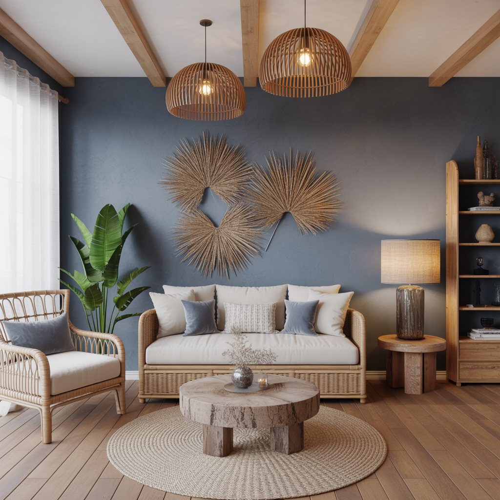 Boho Living Room: 18 Inspiring Ideas for a Cozy and Stylish Space 10 Natural Materials for Authenticity