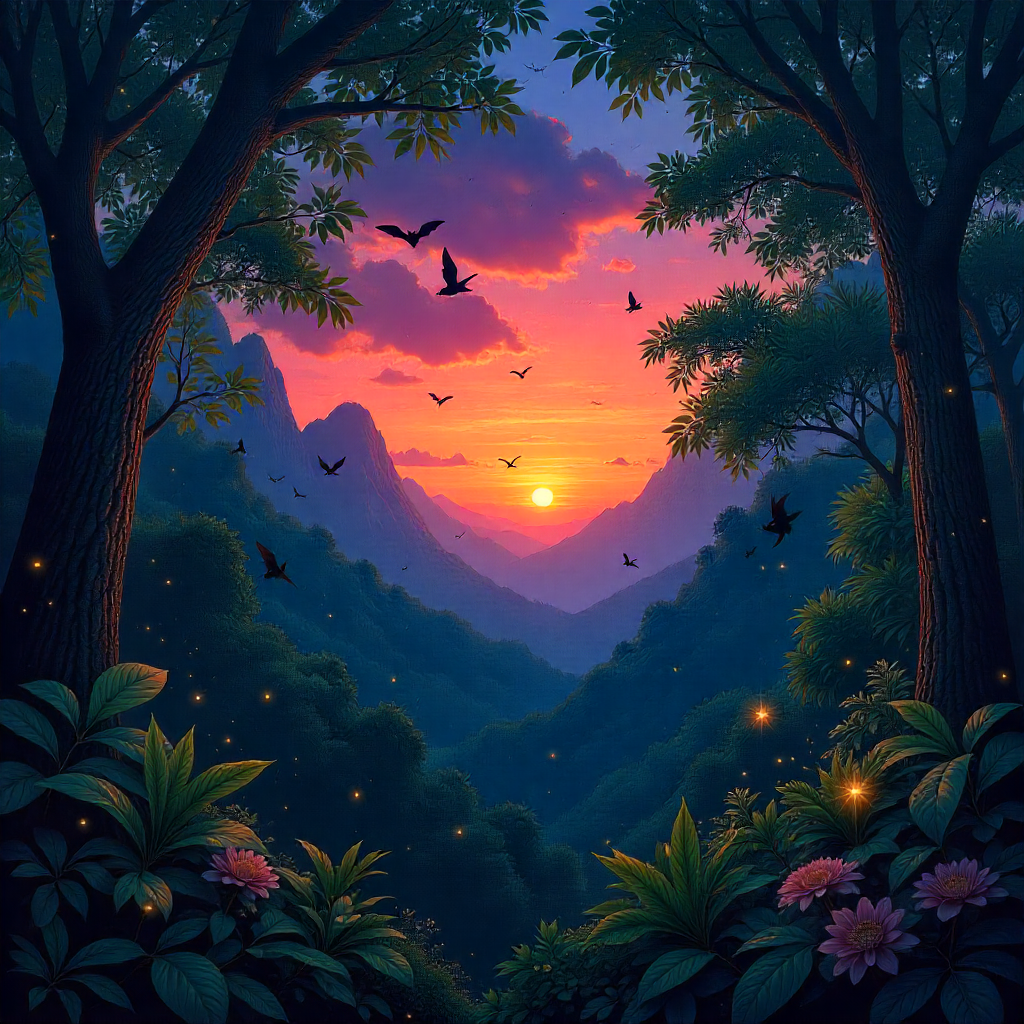 Kids Bedroom Mural: 20 Creative Ideas to Transform Your Child’s Space 15 Outer Jungle Canopy