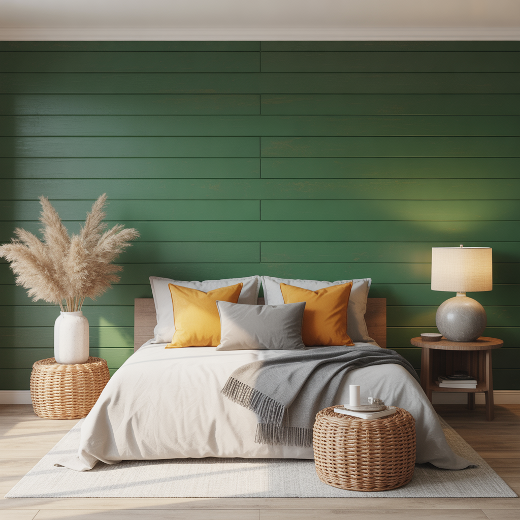 Shiplap Wall Living Room: 15 Inspiring Ideas for a Stylish and Cozy Space 9 Painted Shiplap in Bold Colors