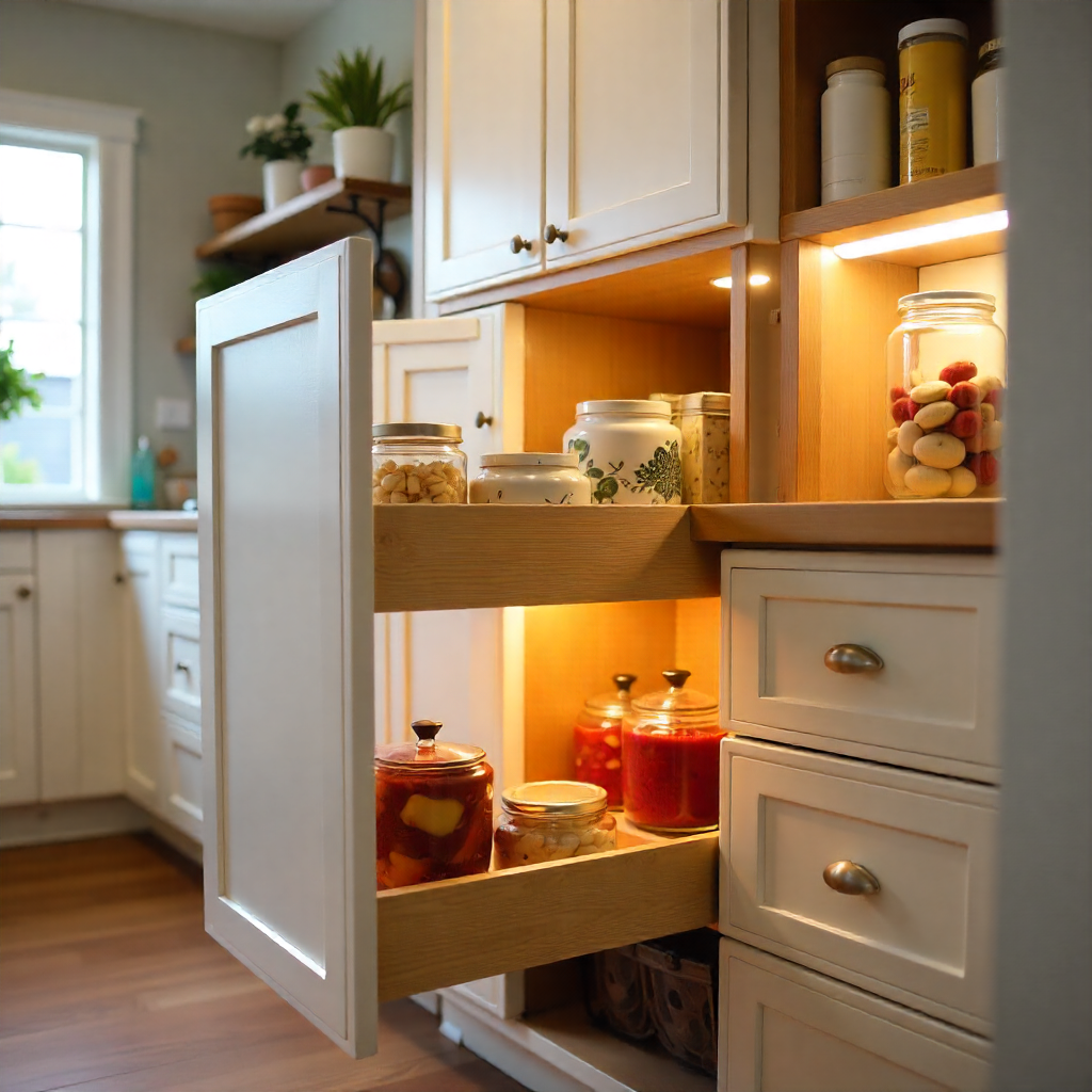 Pull-Out Shelves for Deep Cabinets