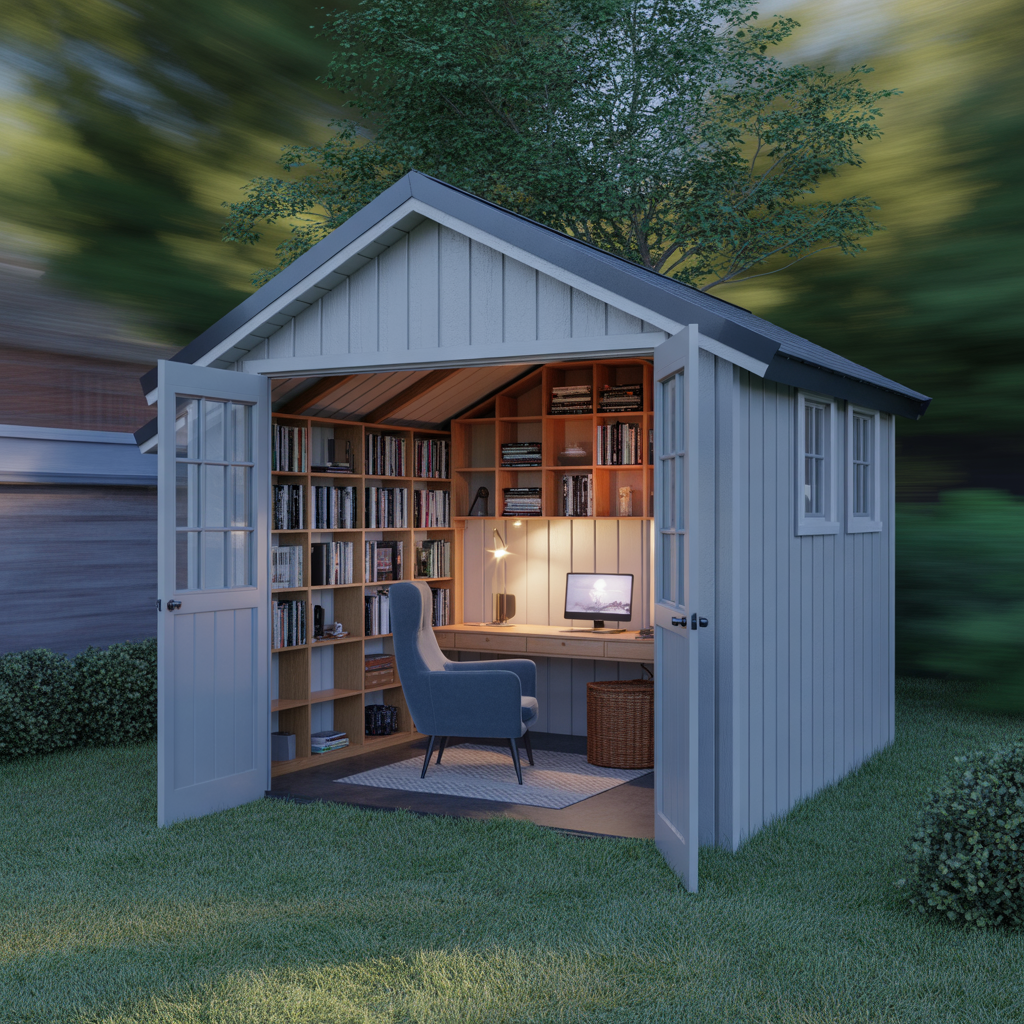 Reading Nook Office Combo