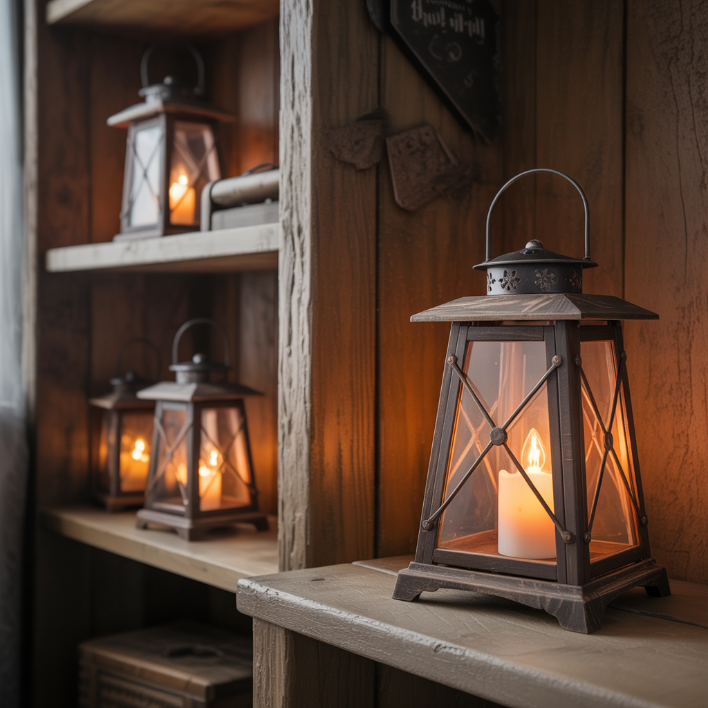 Harry Potter Bedroom: 20 Magical Ideas to Transform Your Space 9 Rustic Lantern Lighting
