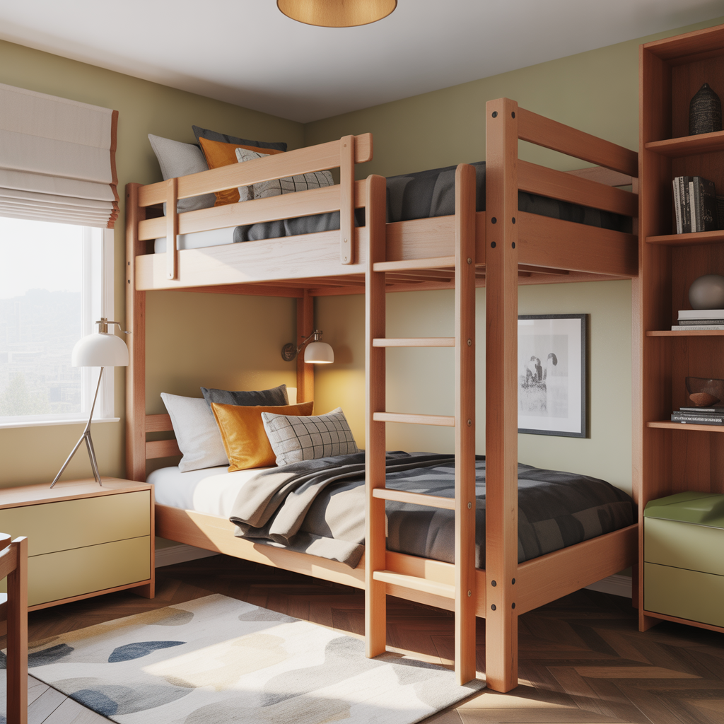 Bunk Room for Boys: 14 Creative and Practical Ideas to Maximize Space and Style 13 Safety Features for Peace of Mind