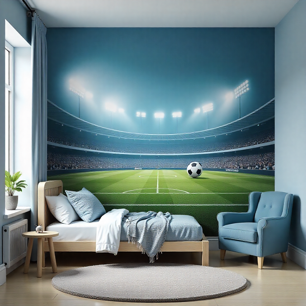 Kids Bedroom Mural: 20 Creative Ideas to Transform Your Child’s Space 13 Sports-Inspired Murals
