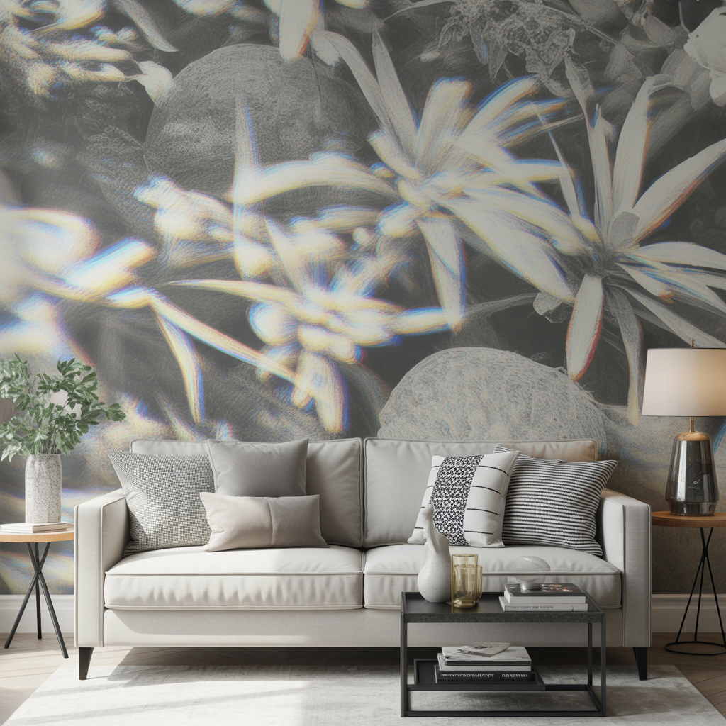 Statement Wallpaper as a Backdrop