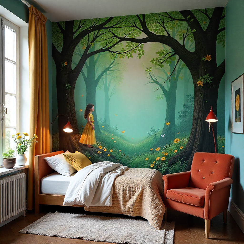 Kids Bedroom Mural: 20 Creative Ideas to Transform Your Child’s Space 19 Storybook-Inspired Murals