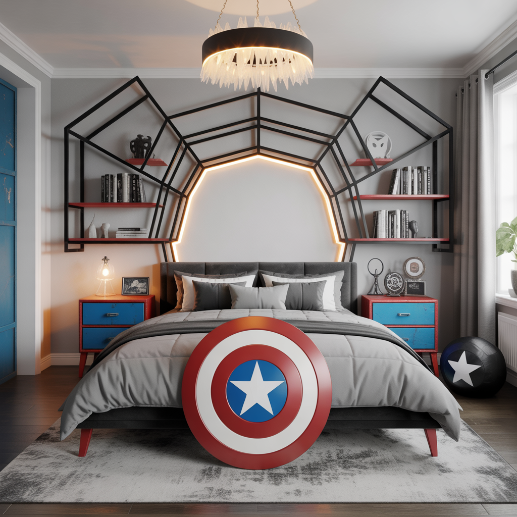 Marvel Bedroom: 16 Creative Ideas for the Ultimate Superhero Space 3 Superhero-Inspired Furniture