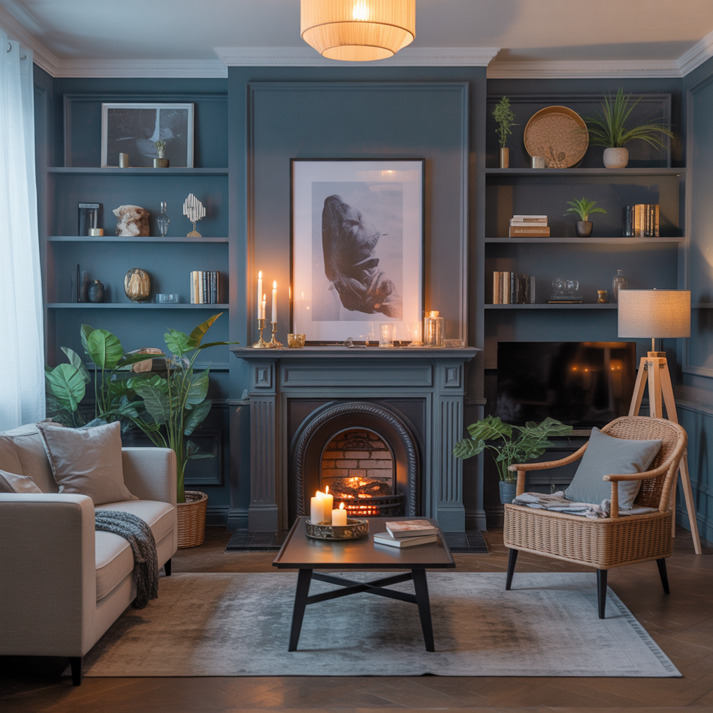 Unused Fireplace Decoration