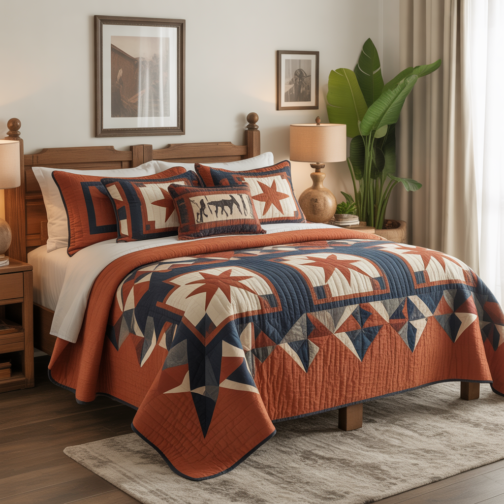 Western Ranch Bedroom:20 Inspiring Ideas to Create a Cozy Rustic Retreat 4 Western-Style Bedding and Quilts