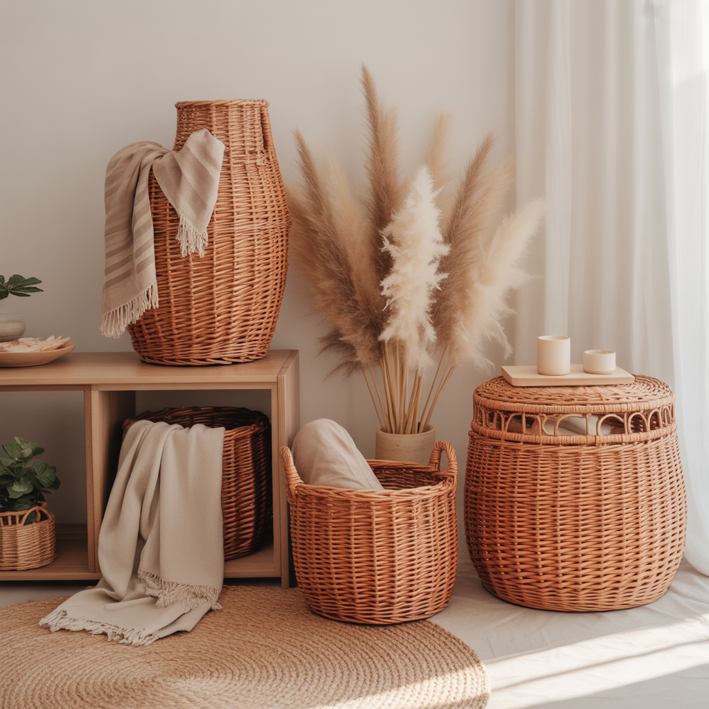 Woven Baskets and Storage Solutions