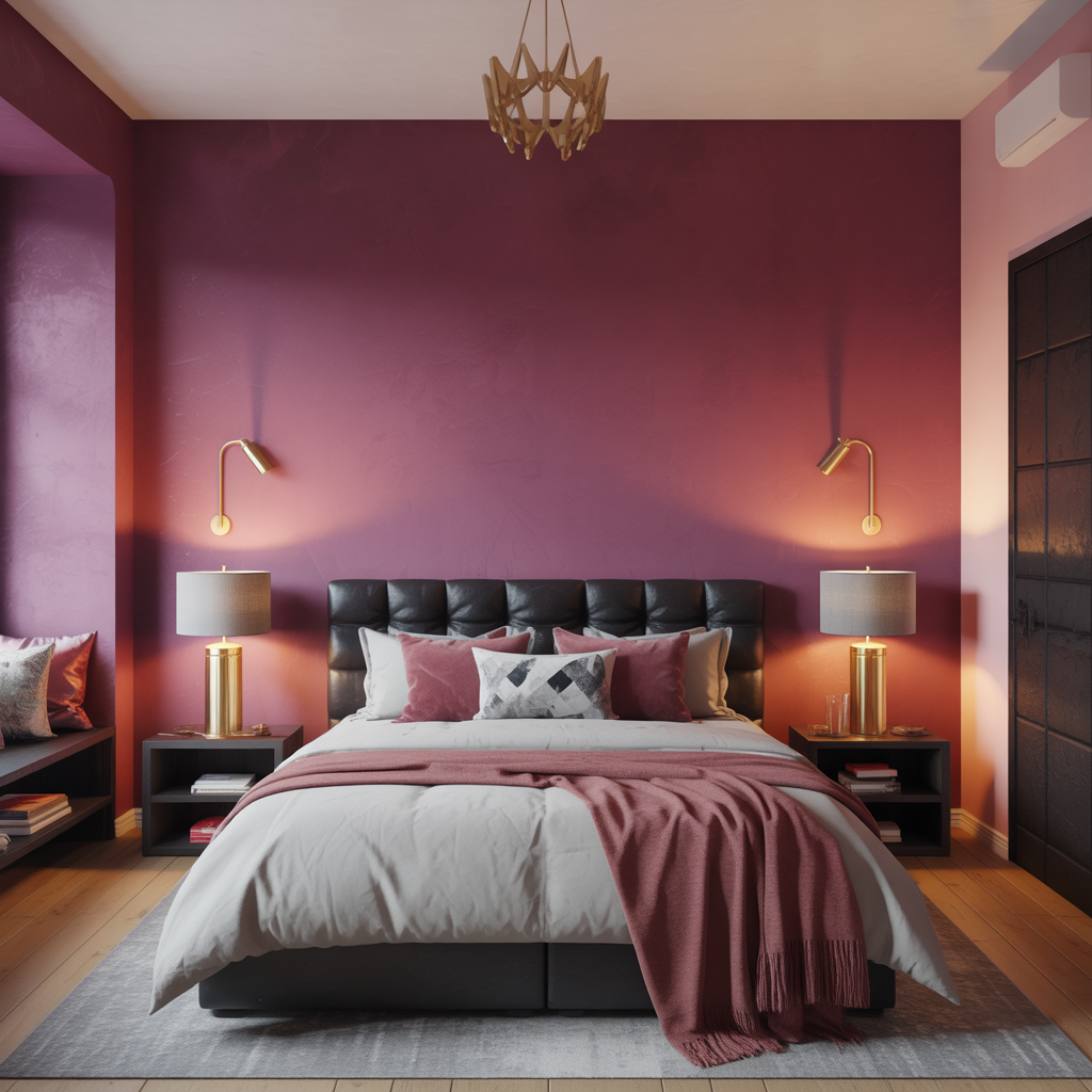 Accent Walls with Bold Colors