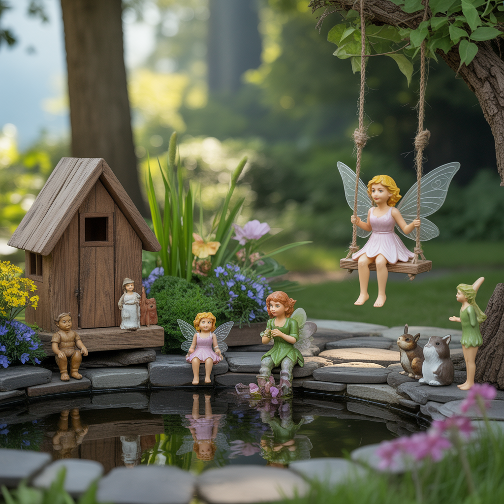 Adding Fairy Figurines and Characters
