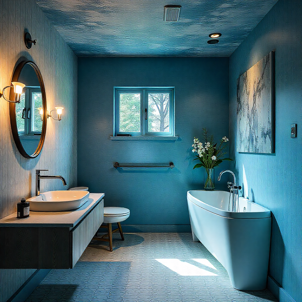 Fun Bathroom Decor: 25 Playful and Creative Ideas 17 Play with Ceiling Design