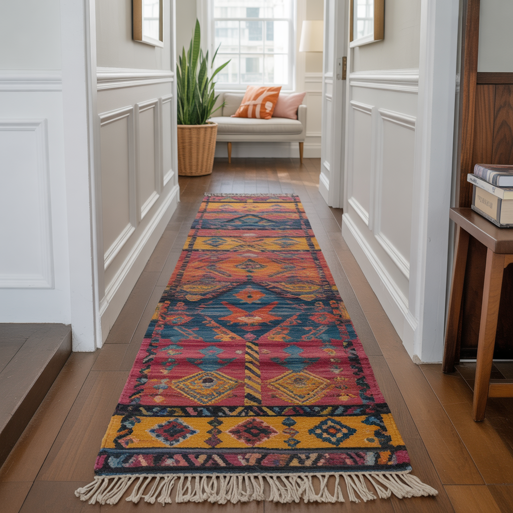 Boho Hallway: 20 Inspiring Ideas to Create a Free-Spirited Entryway 14 Colorful Bohemian Runners