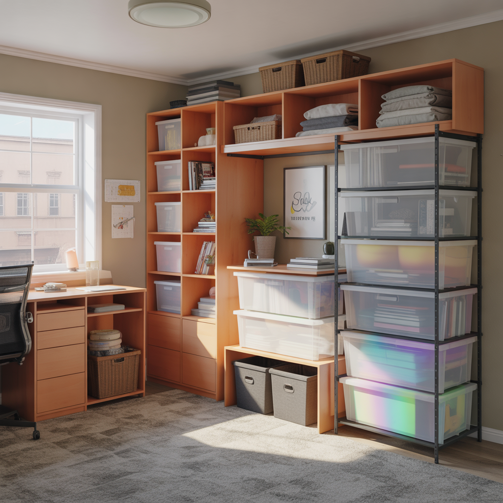 Dorm Room Decor for Guys: 20 Creative and Functional Ideas 6 Compact Storage Solutions That Save Space