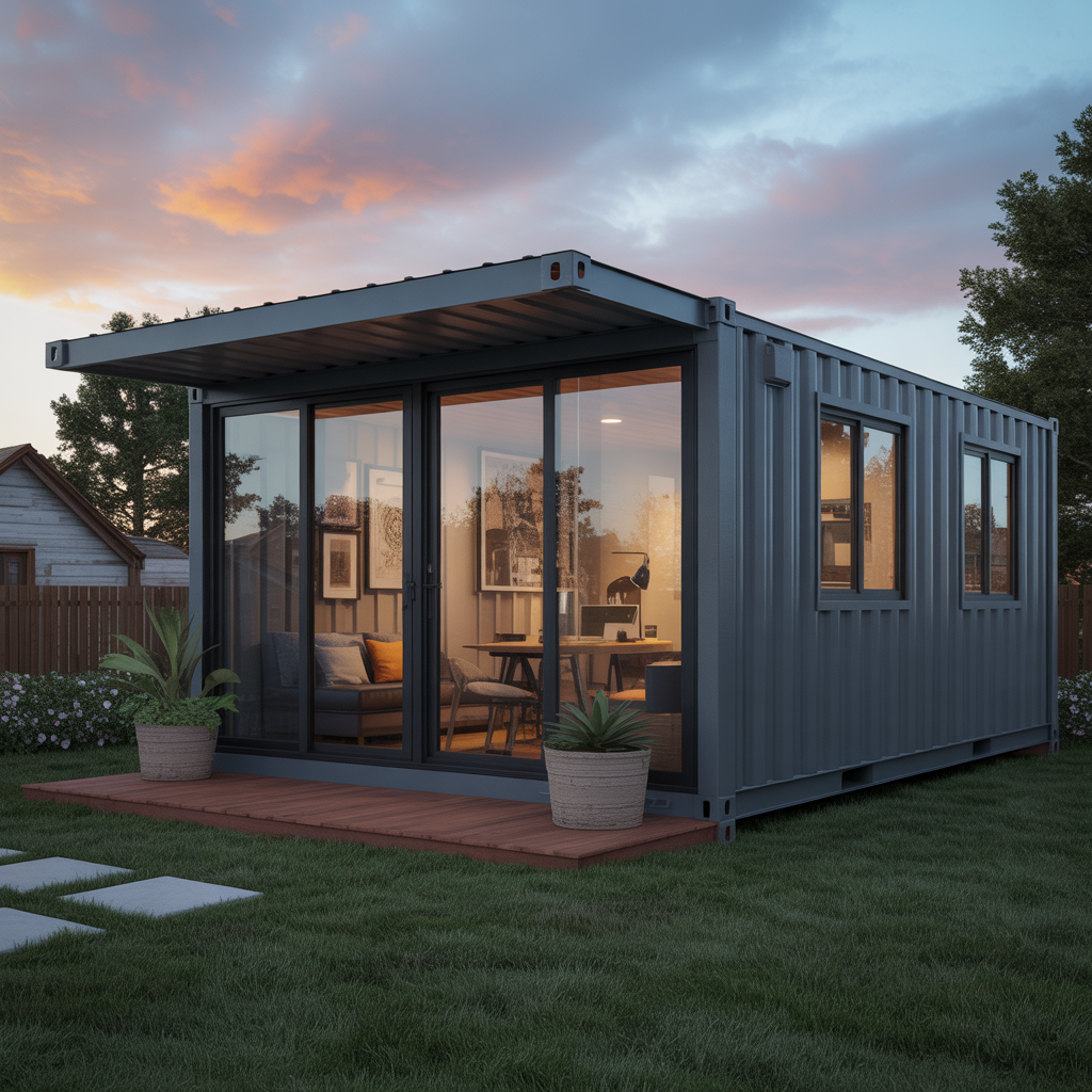 Backyard Office: 20 Creative Ideas to Build Your Dream Outdoor Workspace 10 Backyard Office Container Conversion