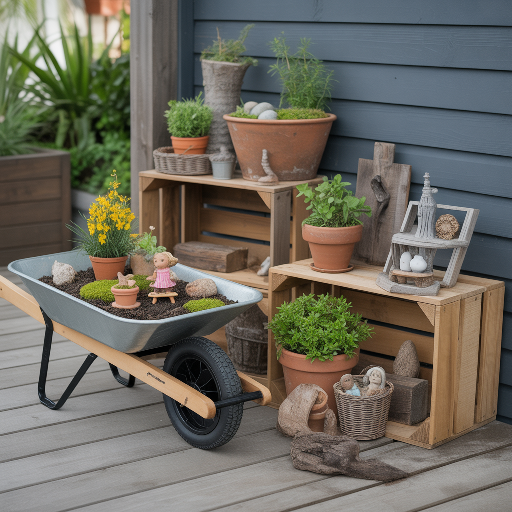 Creative Fairy Garden Containers