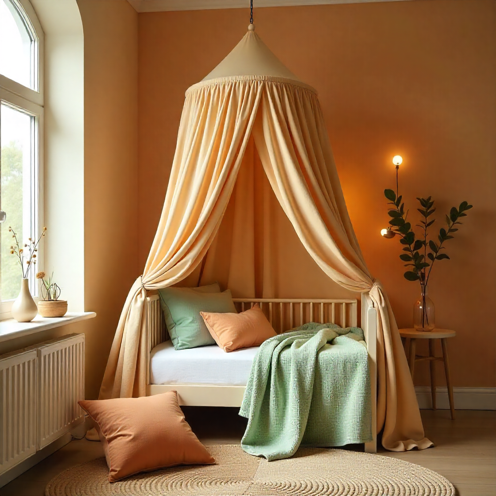 Canopy with Natural Fabrics