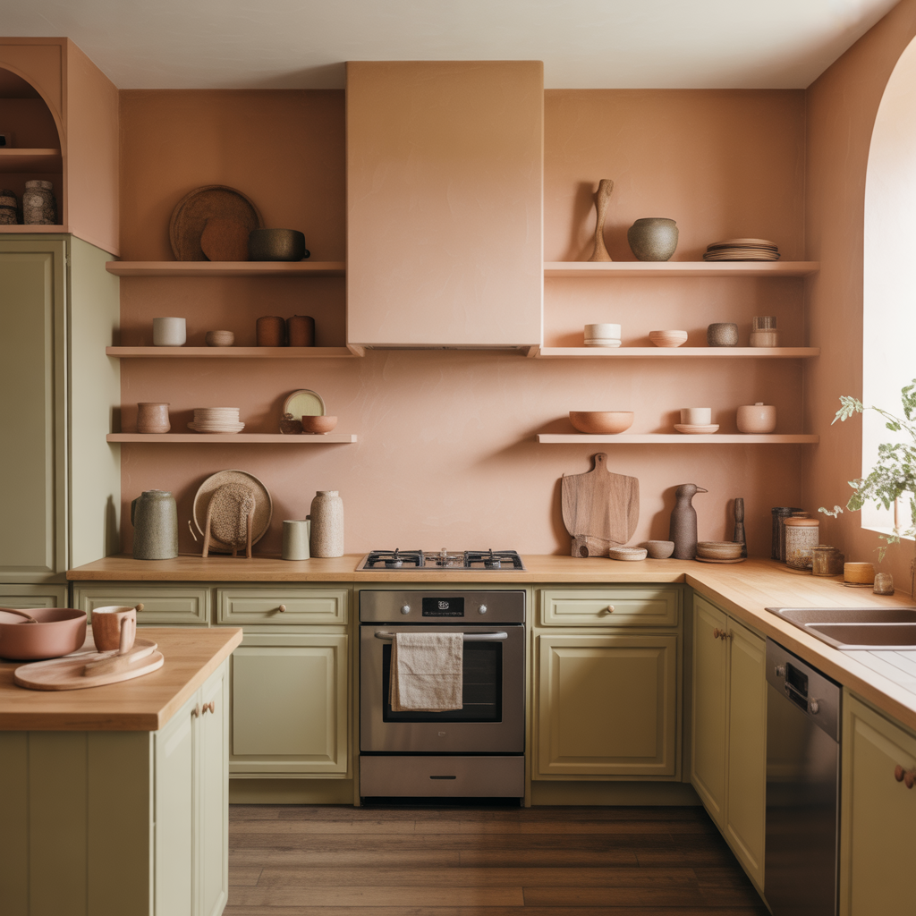 Earthy Kitchen: 20 Inspiring Ideas for a Natural and Grounded Space 3 Earth-Toned Color Palette