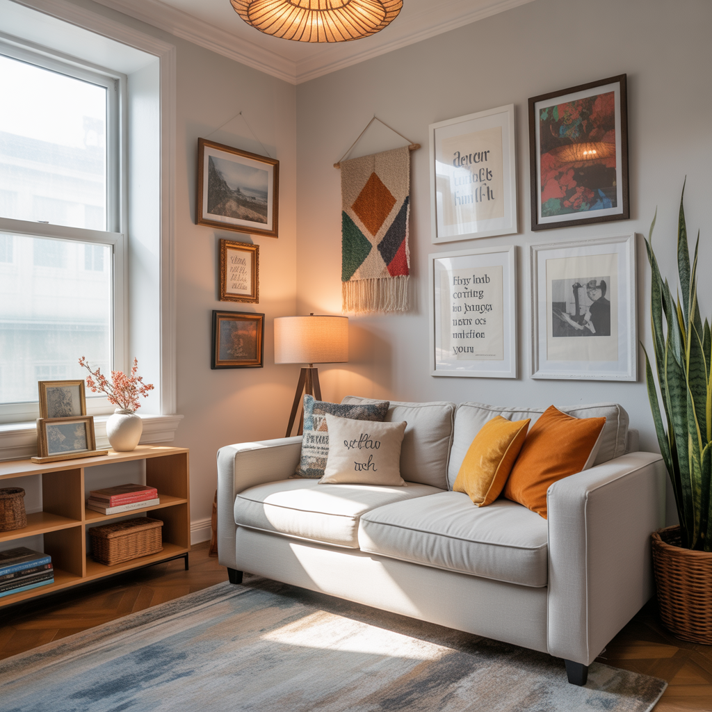 Boho Reading Nook :20 Creative Ideas for Designing Reading Nook 17 Eclectic Art Display